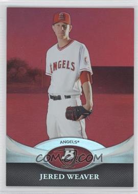 2011 Bowman Platinum - [Base] - Red #56 - Jered Weaver