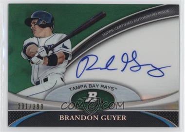 2011 Bowman Platinum - Prospect Autographs - Green Refractor #BPA-BG - Brandon Guyer /399