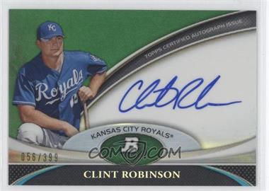 2011 Bowman Platinum - Prospect Autographs - Green Refractor #BPA-CR - Clint Robinson /399