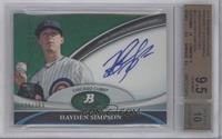 Hayden Simpson [BGS 9.5 GEM MINT] #/399