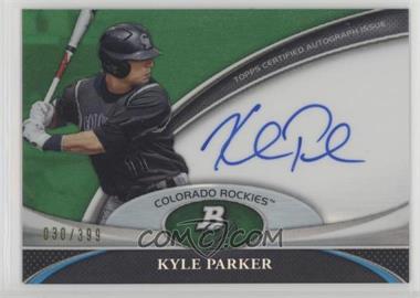 2011 Bowman Platinum - Prospect Autographs - Green Refractor #BPA-KP - Kyle Parker /399