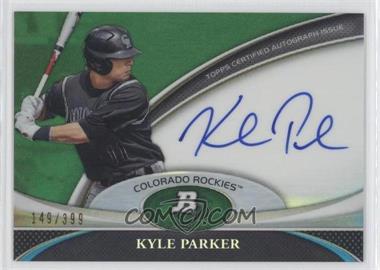 2011 Bowman Platinum - Prospect Autographs - Green Refractor #BPA-KP - Kyle Parker /399