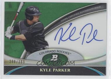 2011 Bowman Platinum - Prospect Autographs - Green Refractor #BPA-KP - Kyle Parker /399