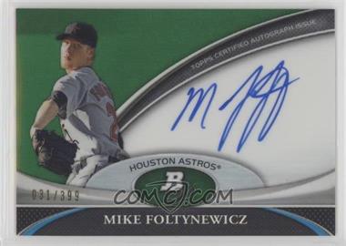 2011 Bowman Platinum - Prospect Autographs - Green Refractor #BPA-MF - Mike Foltynewicz /399