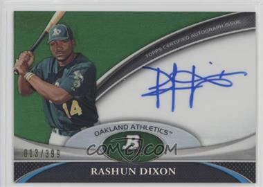 2011 Bowman Platinum - Prospect Autographs - Green Refractor #BPA-RD - Rashun Dixon /399