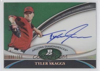 2011 Bowman Platinum - Prospect Autographs - Green Refractor #BPA-TS - Tyler Skaggs /399