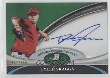 2011 Bowman Platinum - Prospect Autographs - Green Refractor #BPA-TS - Tyler Skaggs /399