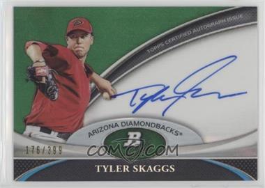 2011 Bowman Platinum - Prospect Autographs - Green Refractor #BPA-TS - Tyler Skaggs /399