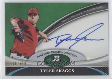 2011 Bowman Platinum - Prospect Autographs - Green Refractor #BPA-TS - Tyler Skaggs /399