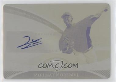 2011 Bowman Platinum - Prospect Autographs - Printing Plate Yellow #BPA-JT - Jameson Taillon /1