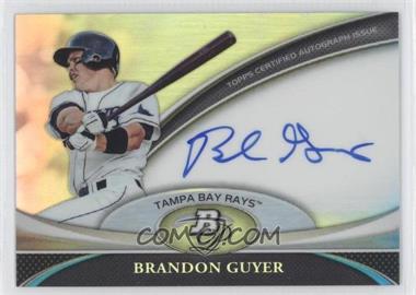 2011 Bowman Platinum - Prospect Autographs #BPA-BG - Brandon Guyer