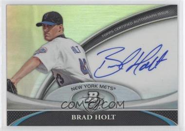 2011 Bowman Platinum - Prospect Autographs #BPA-BHO - Brad Holt