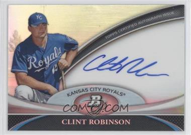 2011 Bowman Platinum - Prospect Autographs #BPA-CR - Clint Robinson