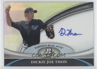 2011 Bowman Platinum - Prospect Autographs #BPA-DJ - Dickie Joe Thon