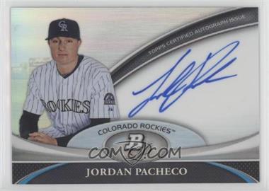 2011 Bowman Platinum - Prospect Autographs #BPA-JPA - Jordan Pacheco