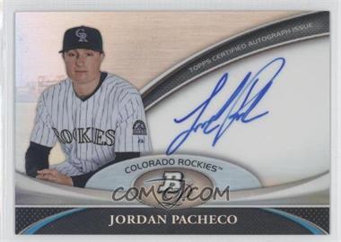 2011 Bowman Platinum - Prospect Autographs #BPA-JPA - Jordan Pacheco