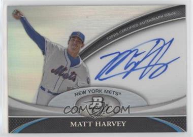 2011 Bowman Platinum - Prospect Autographs #BPA-MH - Matt Harvey