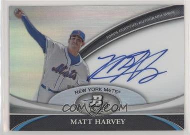 2011 Bowman Platinum - Prospect Autographs #BPA-MH - Matt Harvey