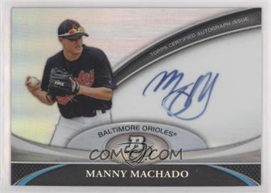 2011 Bowman Platinum - Prospect Autographs #BPA-MM - Manny Machado