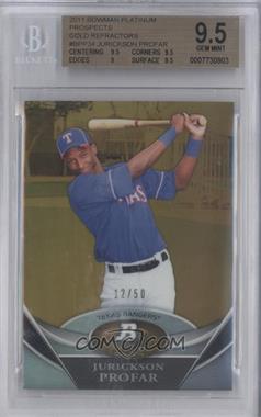 2011 Bowman Platinum - Prospects - Gold #BPP34 - Jurickson Profar /50 [BGS 9.5 GEM MINT]