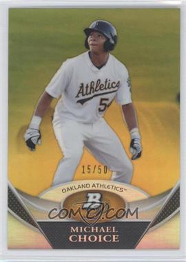 2011 Bowman Platinum - Prospects - Gold #BPP43 - Michael Choice /50