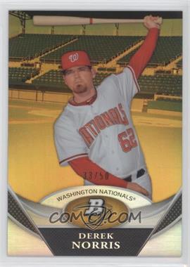 2011 Bowman Platinum - Prospects - Gold #BPP47 - Derek Norris /50