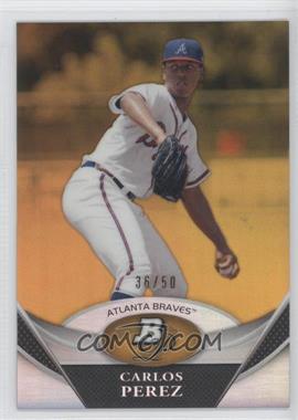 2011 Bowman Platinum - Prospects - Gold #BPP58 - Carlos Perez /50