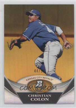 2011 Bowman Platinum - Prospects - Gold #BPP96 - Christian Colon /50