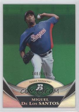 2011 Bowman Platinum - Prospects - Green #BPP13 - Miguel De Los Santos /599