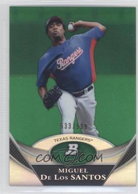 2011 Bowman Platinum - Prospects - Green #BPP13 - Miguel De Los Santos /599