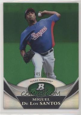 2011 Bowman Platinum - Prospects - Green #BPP13 - Miguel De Los Santos /599