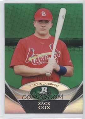 2011 Bowman Platinum - Prospects - Green #BPP18 - Zack Cox /599