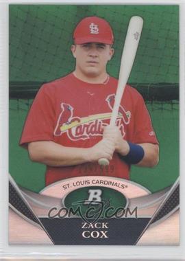 2011 Bowman Platinum - Prospects - Green #BPP18 - Zack Cox /599