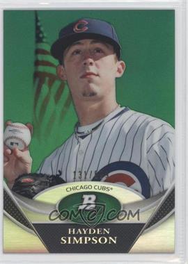 2011 Bowman Platinum - Prospects - Green #BPP61 - Hayden Simpson /599