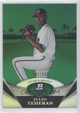 2011 Bowman Platinum - Prospects - Green #BPP73 - Julio Teheran /599