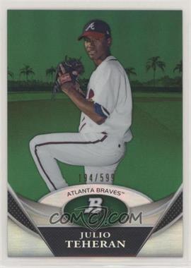 2011 Bowman Platinum - Prospects - Green #BPP73 - Julio Teheran /599