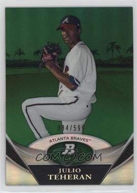 2011 Bowman Platinum - Prospects - Green #BPP73 - Julio Teheran /599