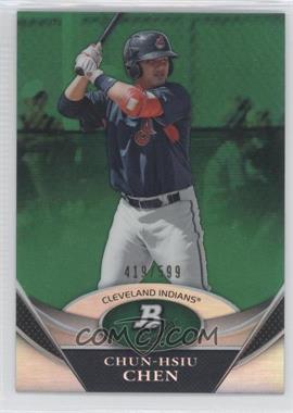 2011 Bowman Platinum - Prospects - Green #BPP79 - Chun-Hsiu Chen /599