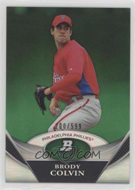 2011 Bowman Platinum - Prospects - Green #BPP85 - Brody Colvin /599