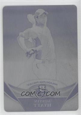 2011 Bowman Platinum - Prospects - Printing Plate Black #BPP21 - Austin Hyatt /1