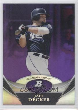 2011 Bowman Platinum - Prospects - Retail Purple Refractor #BPP100 - Jaff Decker