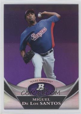 2011 Bowman Platinum - Prospects - Retail Purple Refractor #BPP13 - Miguel De Los Santos