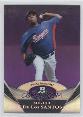 2011 Bowman Platinum - Prospects - Retail Purple Refractor #BPP13 - Miguel De Los Santos