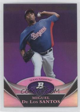 2011 Bowman Platinum - Prospects - Retail Purple Refractor #BPP13 - Miguel De Los Santos