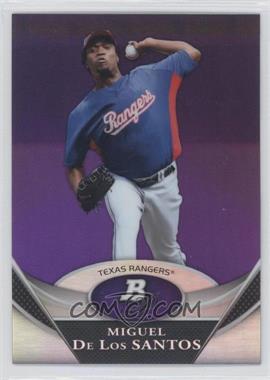 2011 Bowman Platinum - Prospects - Retail Purple Refractor #BPP13 - Miguel De Los Santos