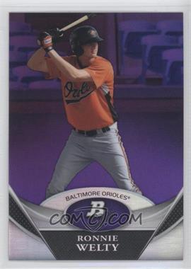 2011 Bowman Platinum - Prospects - Retail Purple Refractor #BPP14 - Ronnie Welty