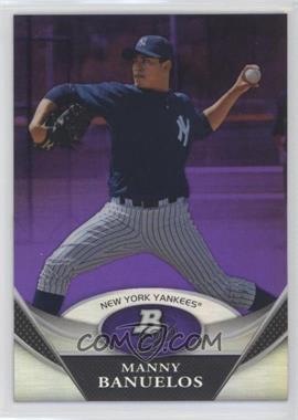 2011 Bowman Platinum - Prospects - Retail Purple Refractor #BPP29 - Manny Banuelos