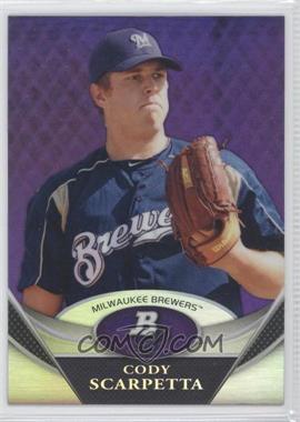 2011 Bowman Platinum - Prospects - Retail Purple Refractor #BPP52 - Cody Scarpetta