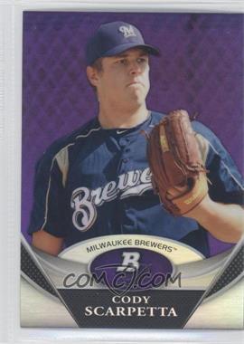 2011 Bowman Platinum - Prospects - Retail Purple Refractor #BPP52 - Cody Scarpetta