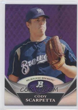 2011 Bowman Platinum - Prospects - Retail Purple Refractor #BPP52 - Cody Scarpetta